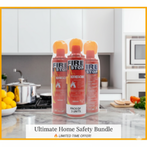 🔥 FireGuard Portable Safety Spray – 500ml (Pack of 3)